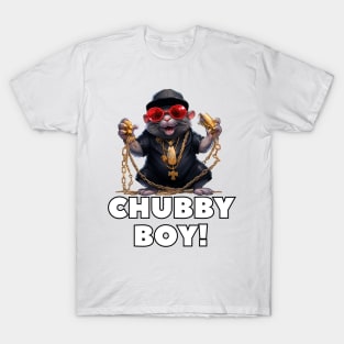 Chubby Boy White T-Shirt